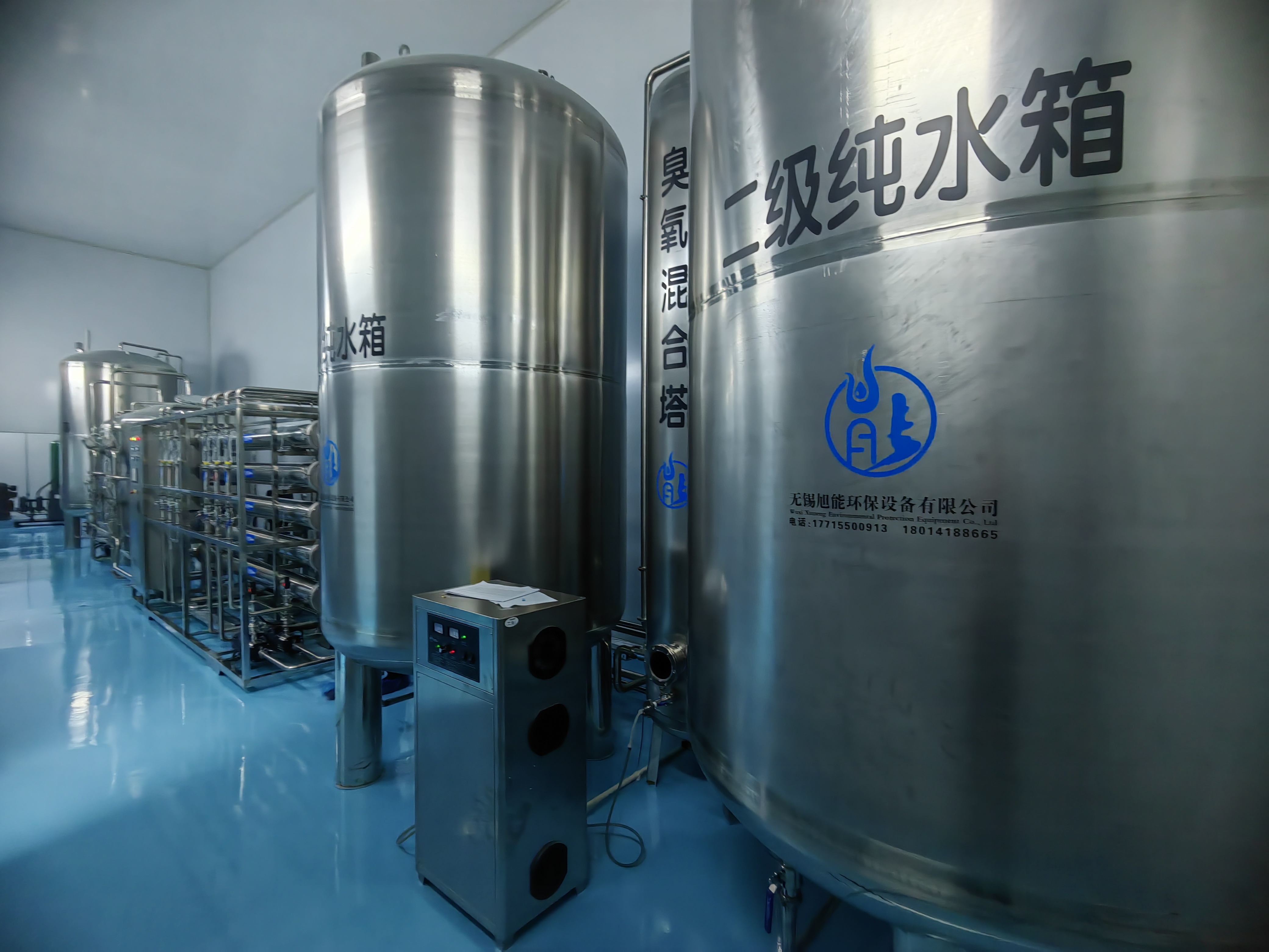 6噸雙級純化水設備 不銹鋼